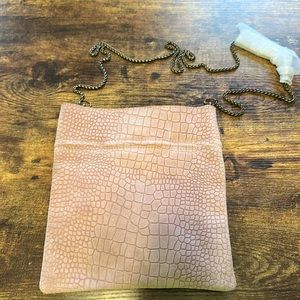 Free People Suede Croc Crossbody